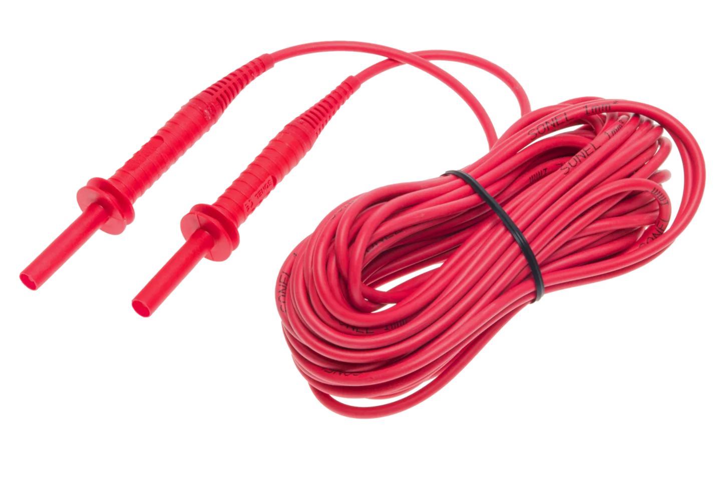Test lead 10 m 5 kV (banana plugs) red