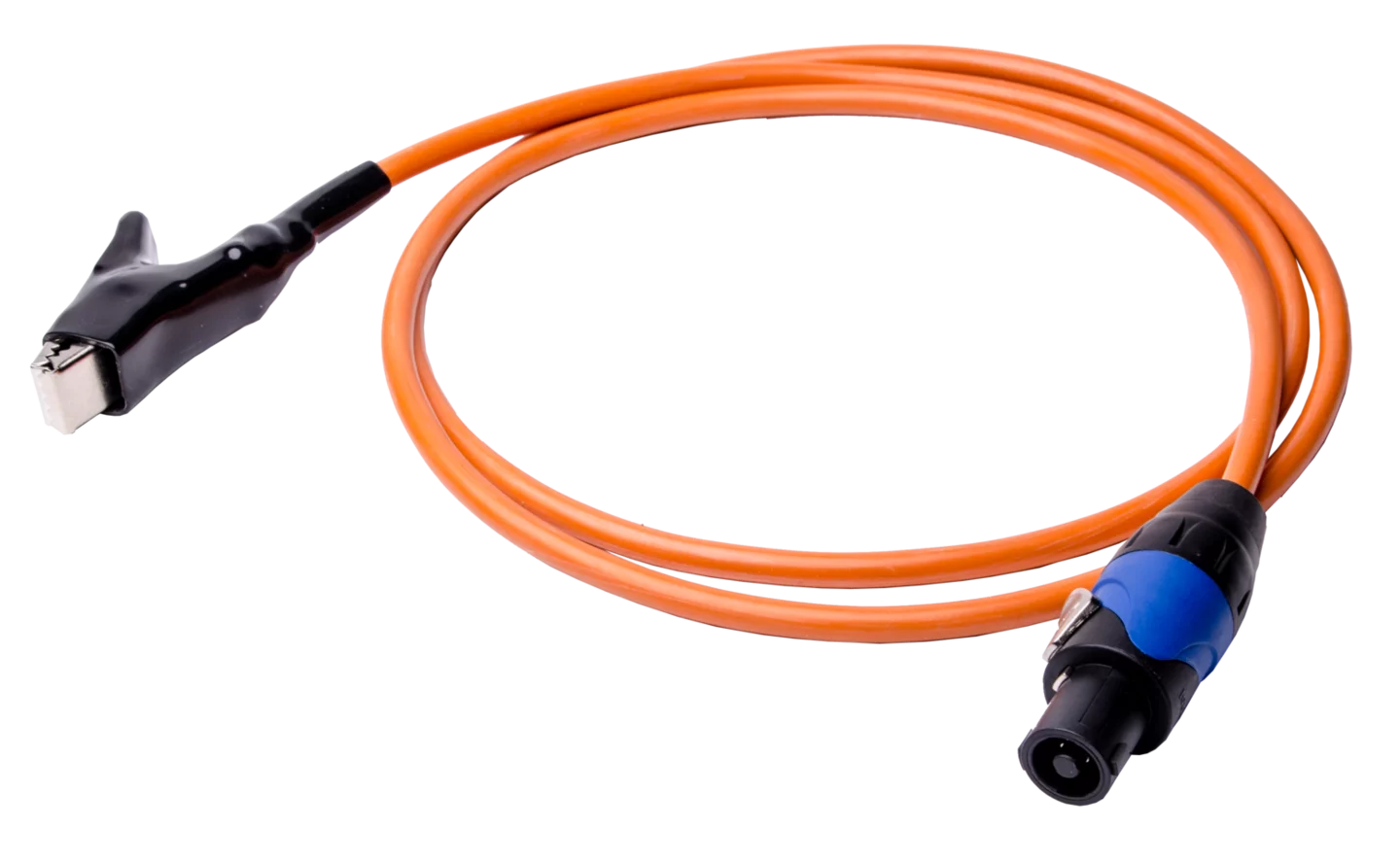 Test lead 1.8 m (10 A / 25 A, terminated in a crocodile clip) orange