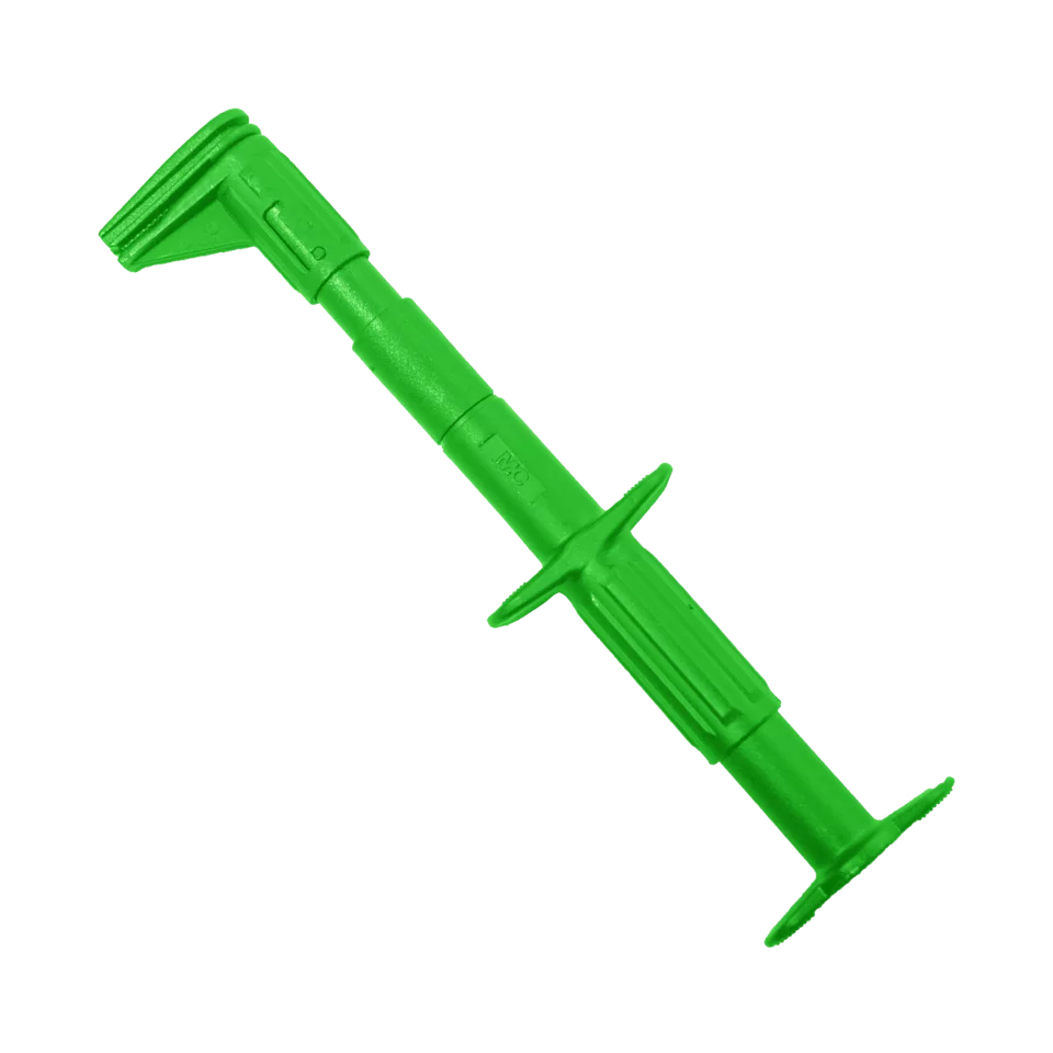 Flat test clip for busbars, green-thumbnail
