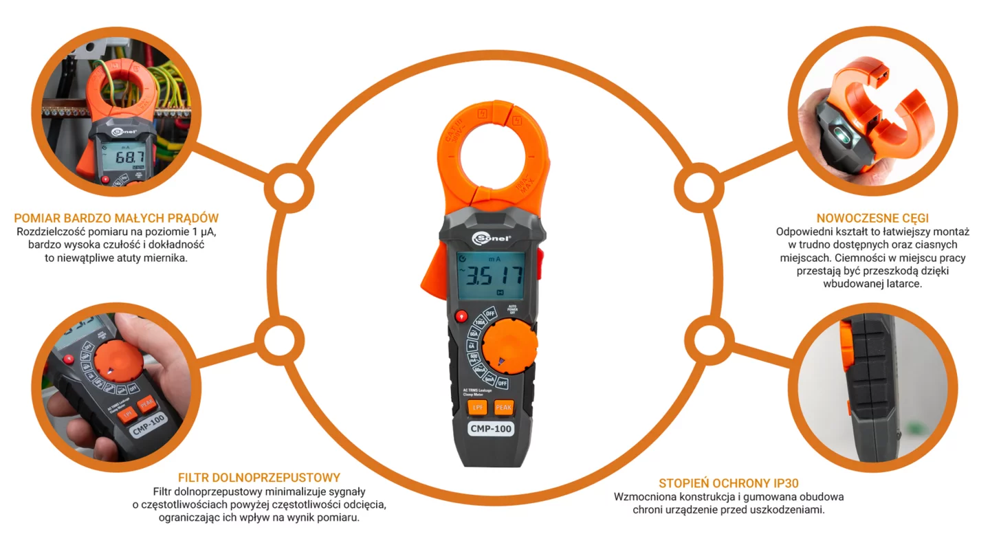 Leakage current digital clamp meter CMP-100-5-thumbnail