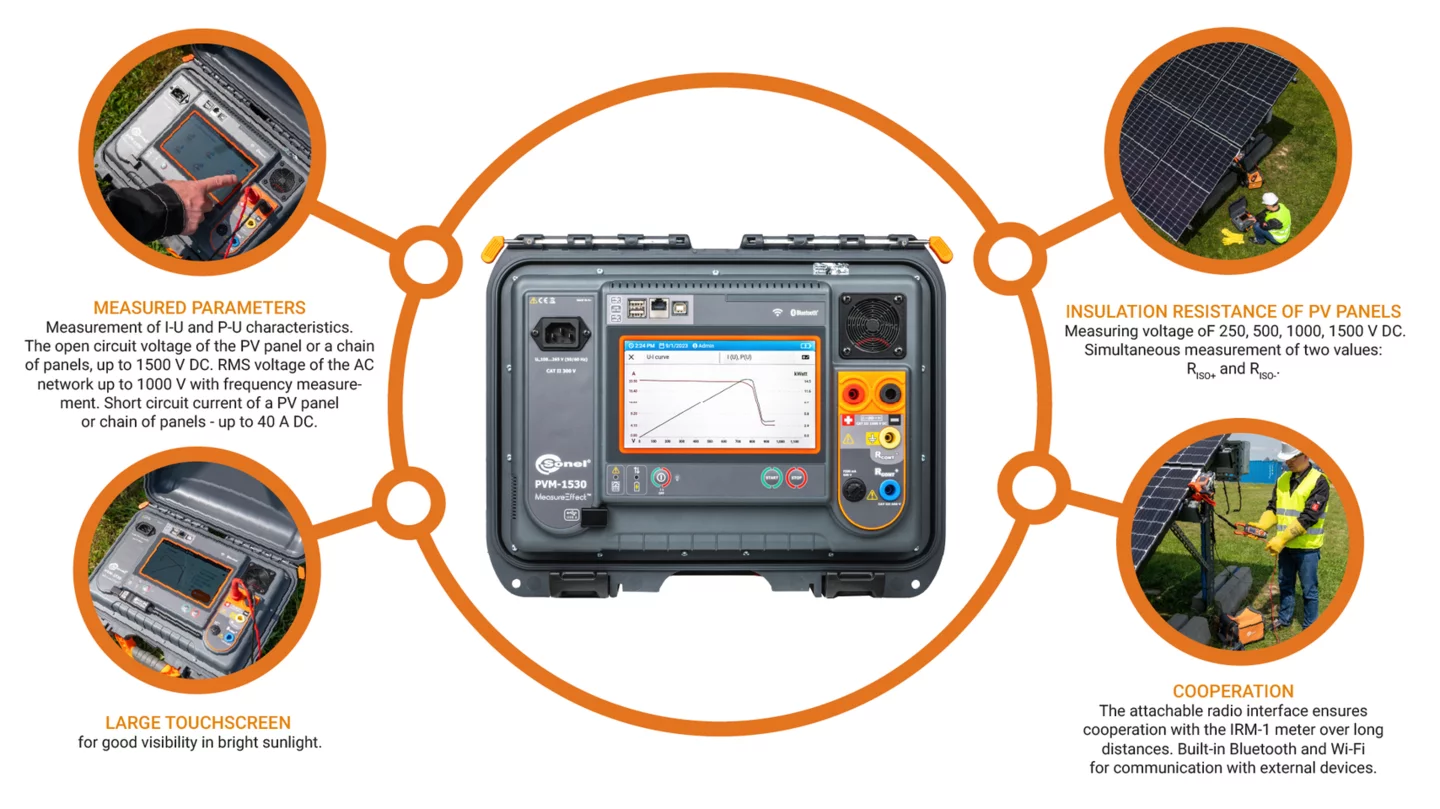 Set of meters for measuring photovoltaic installations PVM-1530 Pro-7-thumbnail
