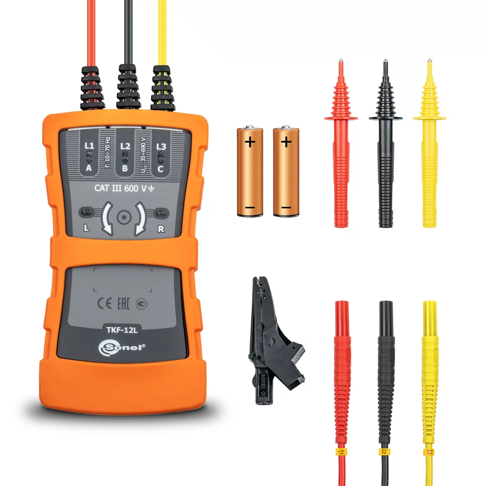 Phase sequence and motor rotation tester TKF-12L-8-thumbnail
