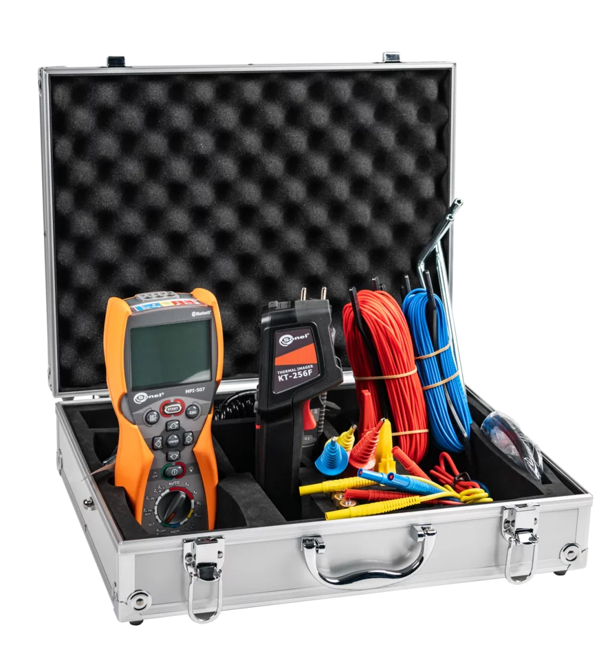 Kit for testing electrical installations WME-13