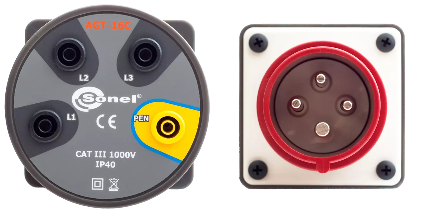 Three-phase socket adapter 16 A (4P) AGT-16C-thumbnail