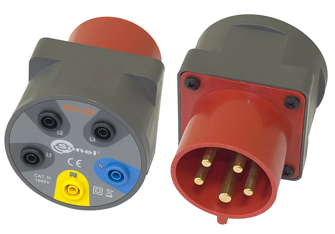 Three-phase socket adapter 32 A (5P) AGT-32P-thumbnail