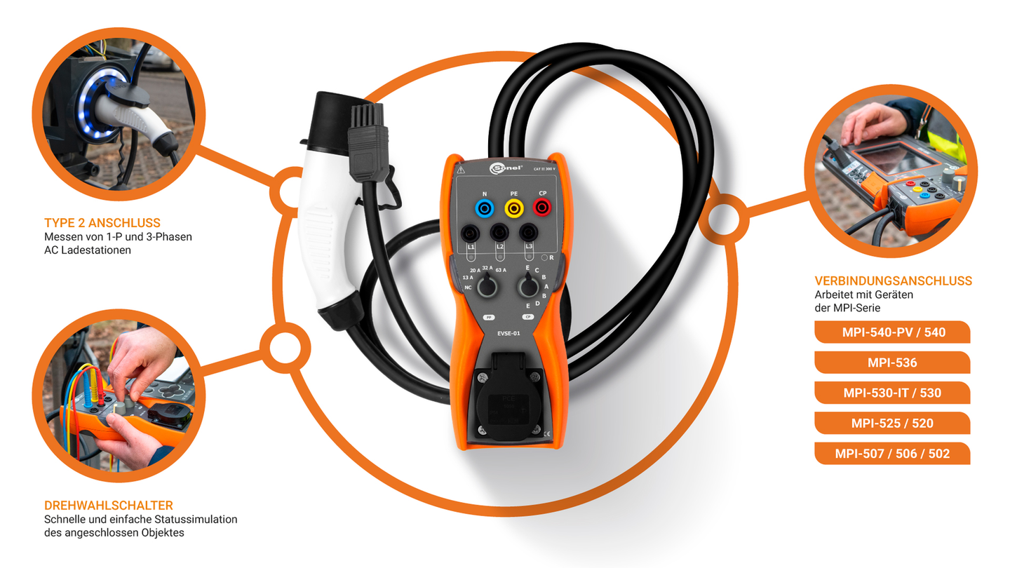 Adapter for testing vehicle charging stations EVSE-01-3-thumbnail