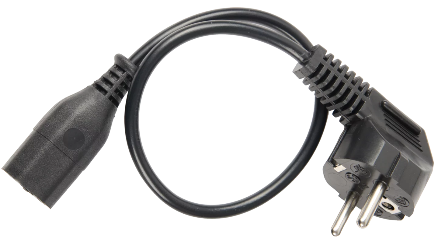 IEC/Uni Schuko adapter for extension cords testing