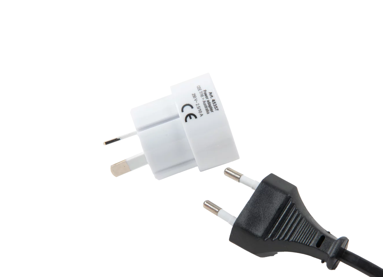 Travel adapter (AU version, 2-pin), EU (CEE 7/16) --> Type I (AS 3112)-1-thumbnail