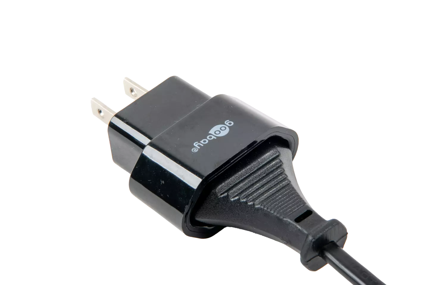 Travel adapter (US version, 2-pin), EU (CEE 7/16) --> Type A (NEMA 1-15)-thumbnail