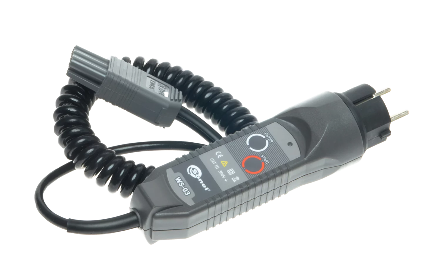 Adapter with START button with UNI-SCHUKO plug WS-03-thumbnail