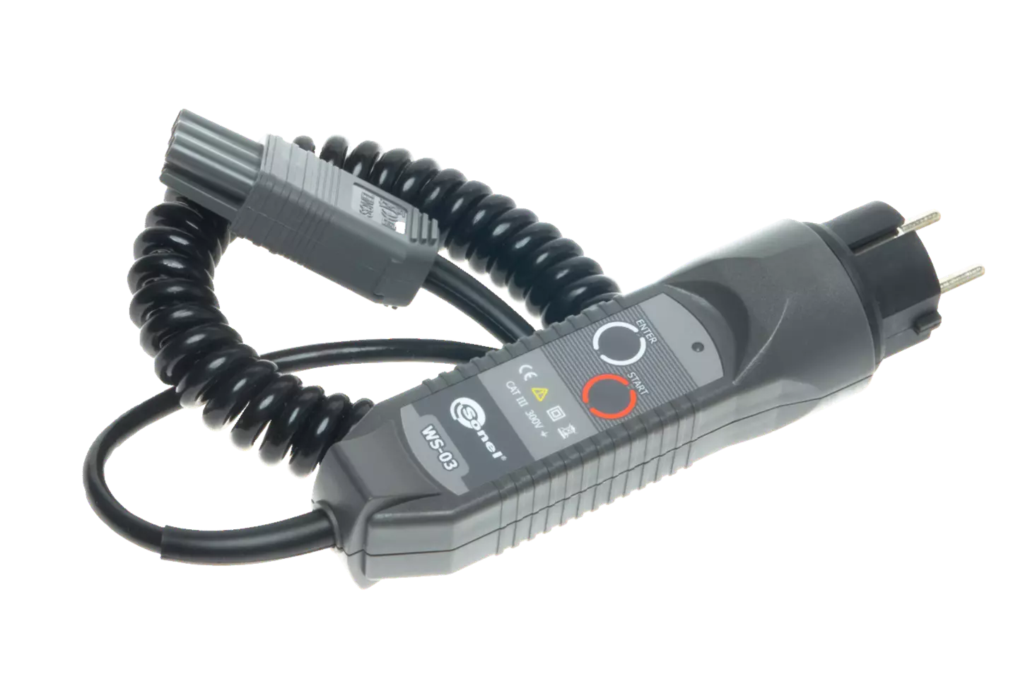 Adapter with START button with UNI-SCHUKO plug WS-03-thumbnail
