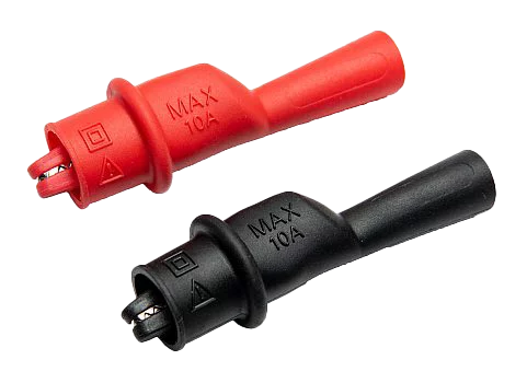 Crocodile clip mini, set, 1 kV 10 A-thumbnail