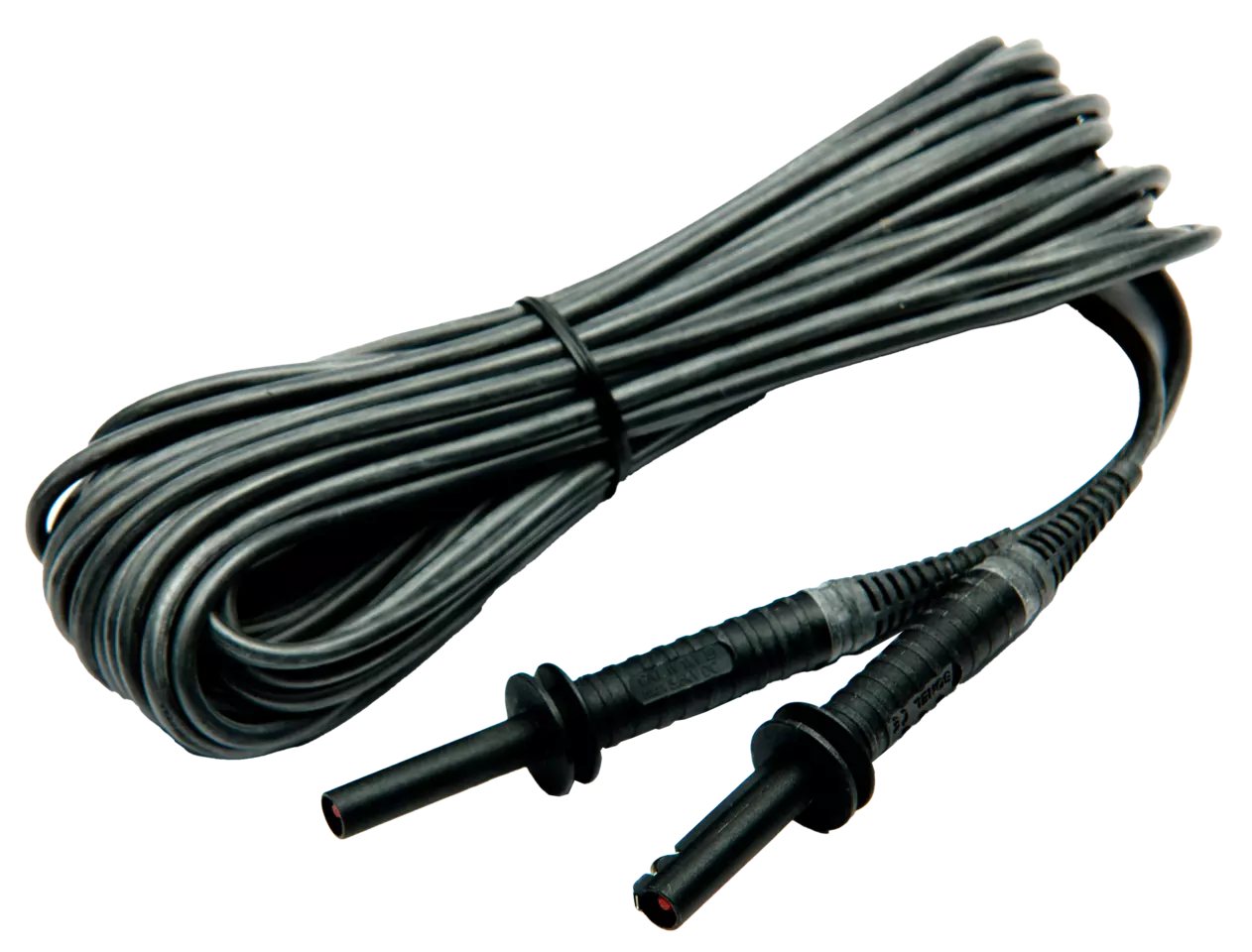 Test lead 10 m 5 kV (banana plugs, shielded) black/graphite-thumbnail