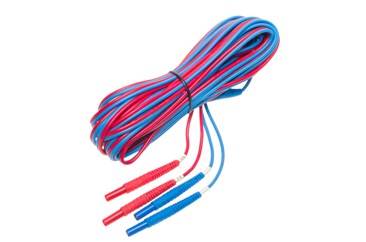 Double-wire test lead 10 m U2/I2 with banana plugs-thumbnail