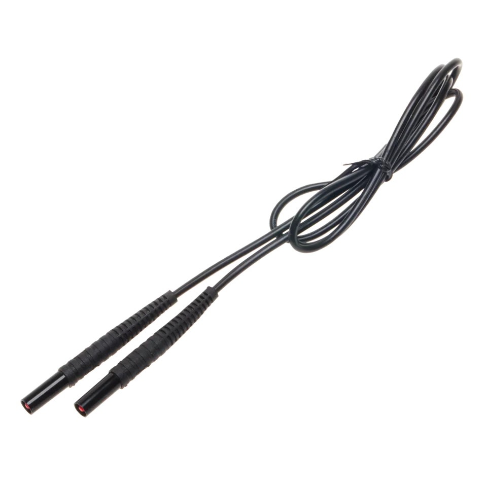 Test lead 1.2 m CAT III/1000V CAT IV/600V (2.5mm2/banana plugs) black -thumbnail