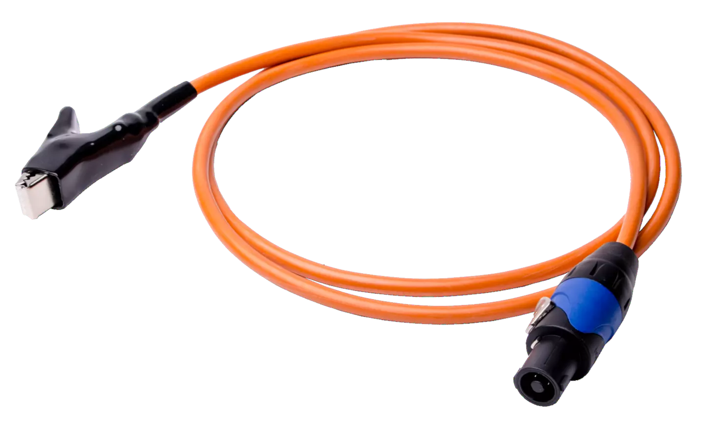 Test lead 1.8 m (10 A / 25 A, terminated in a crocodile clip) orange-thumbnail