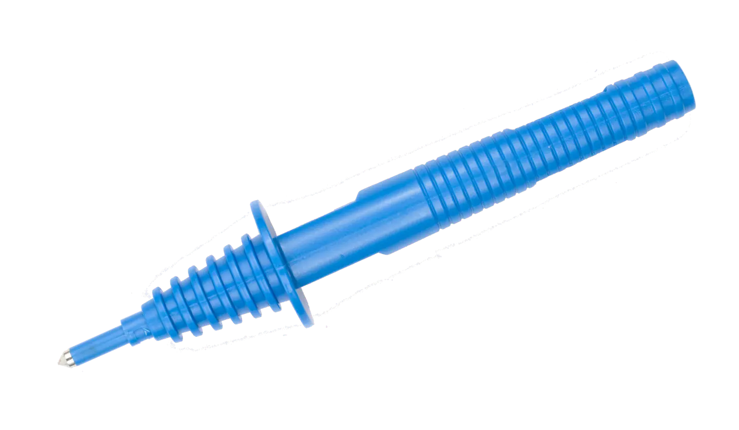 Pin probe, blue 1 kV (banana socket)-thumbnail