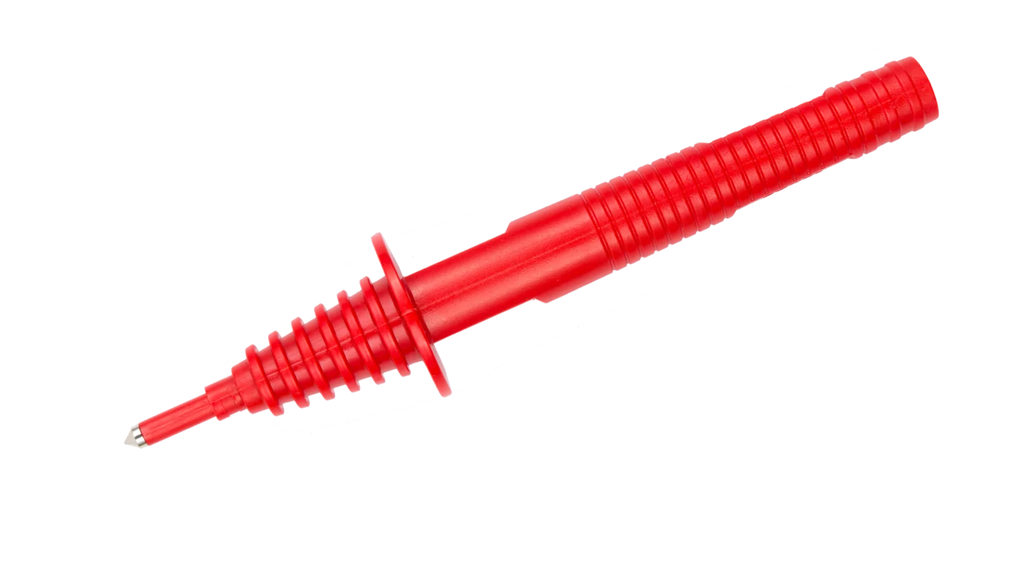 Pin probe CAT III/1000V CAT IV/600V (banana socket) red-thumbnail