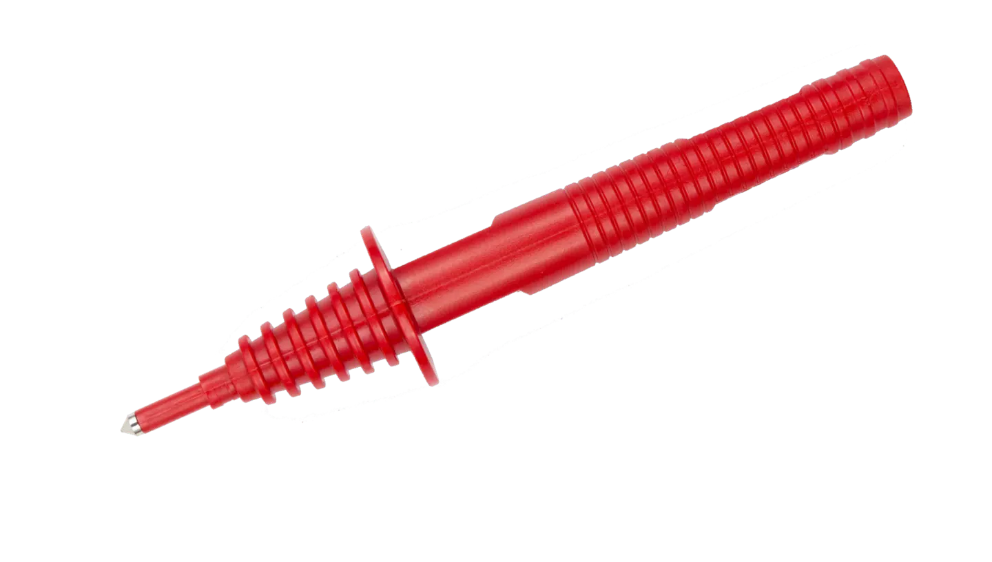 Pin probe CAT III/1000V CAT IV/600V (banana socket) red-thumbnail