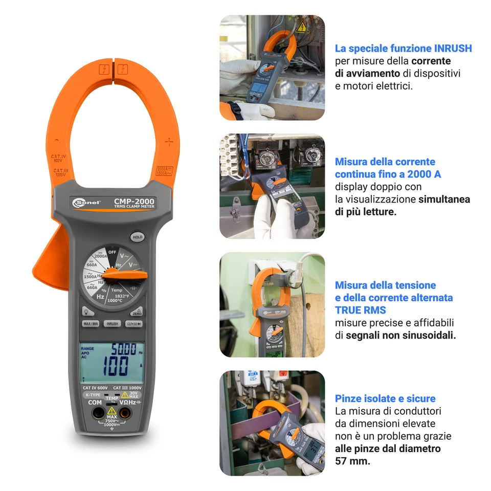 Digital Clamp Meter CMP-2000-8-thumbnail