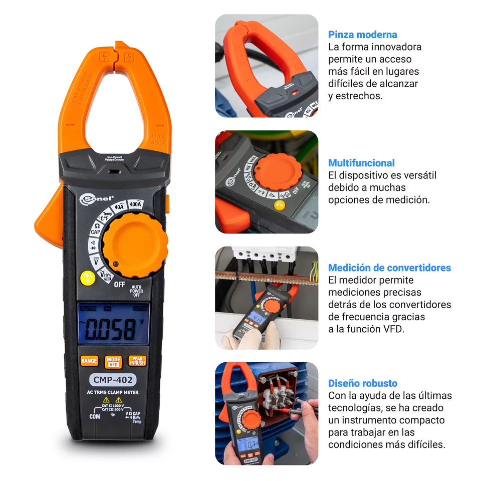 Digital clamp meter CMP-402-9-thumbnail