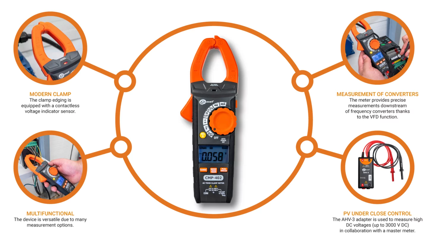 Digital clamp meter CMP-402-14-thumbnail
