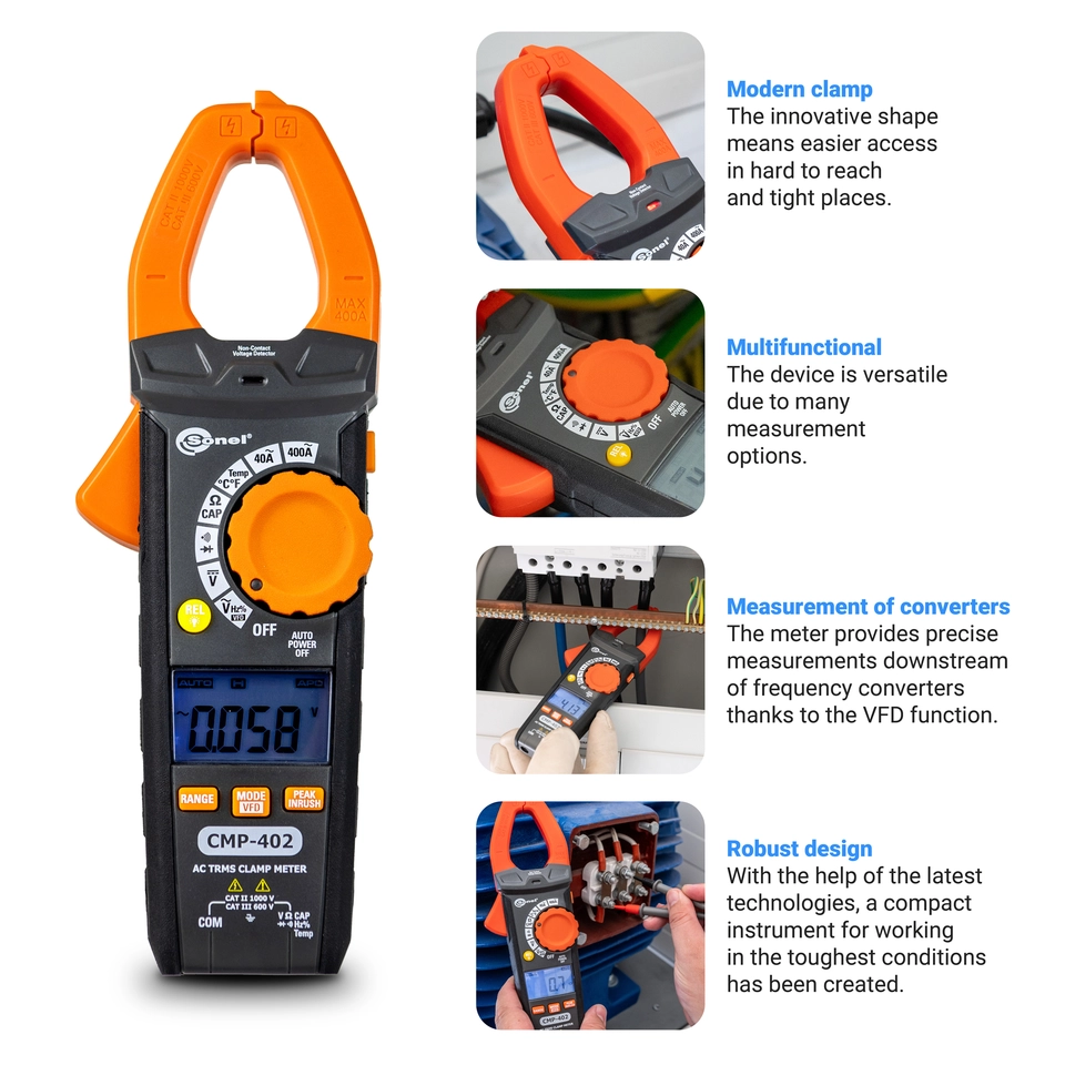 Digital clamp meter CMP-402-8-thumbnail