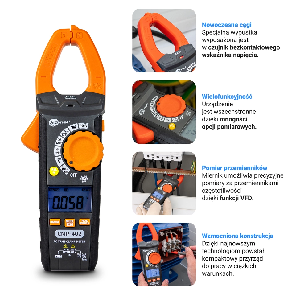 Digital clamp meter CMP-402-10-thumbnail
