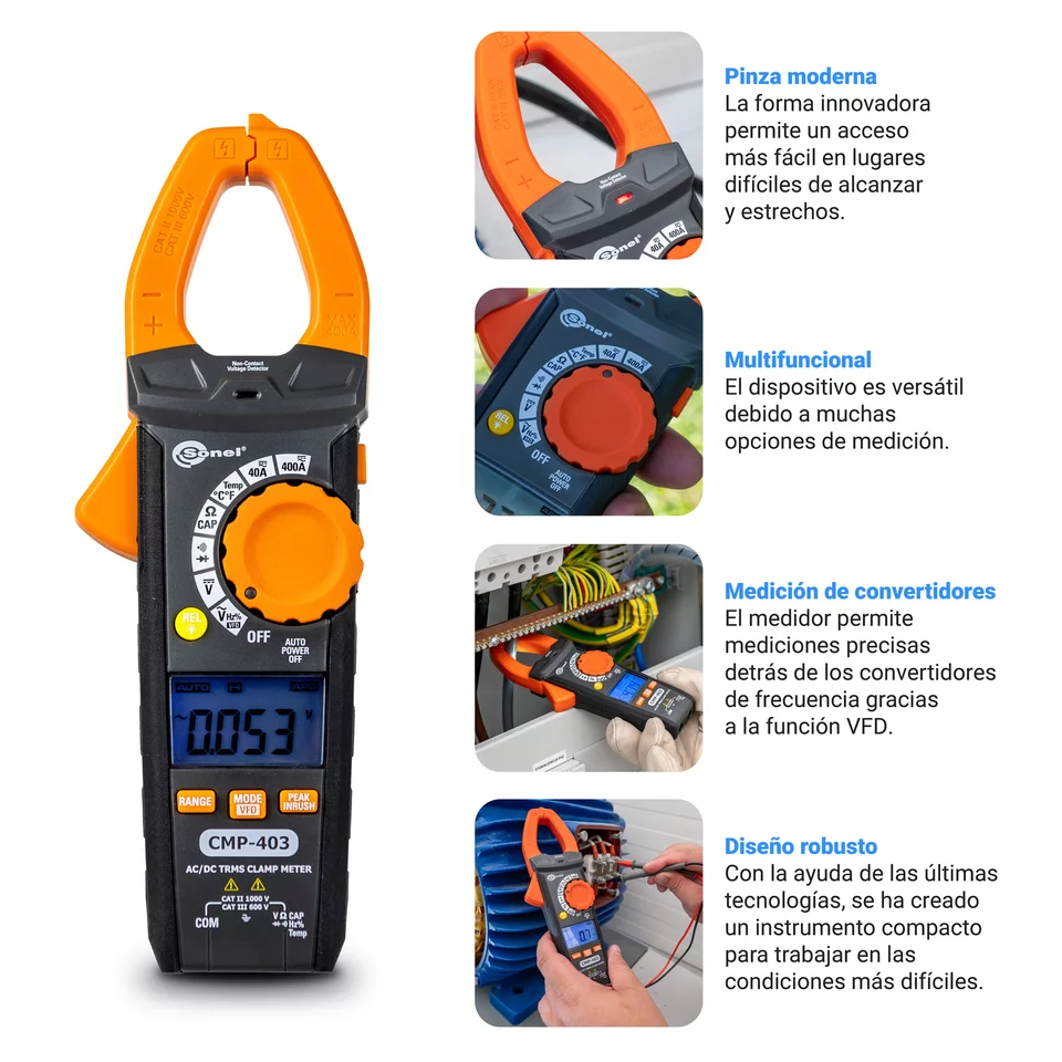 Digital clamp meter CMP-403-9-thumbnail