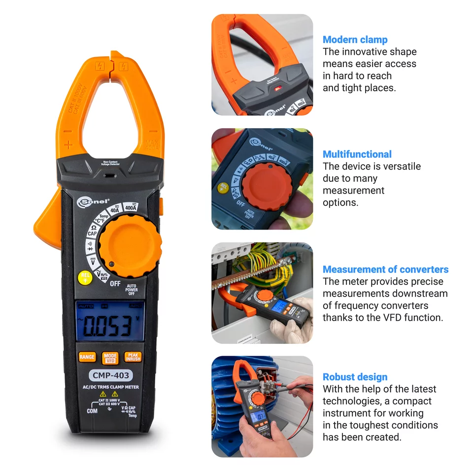 Digital clamp meter CMP-403-8-thumbnail