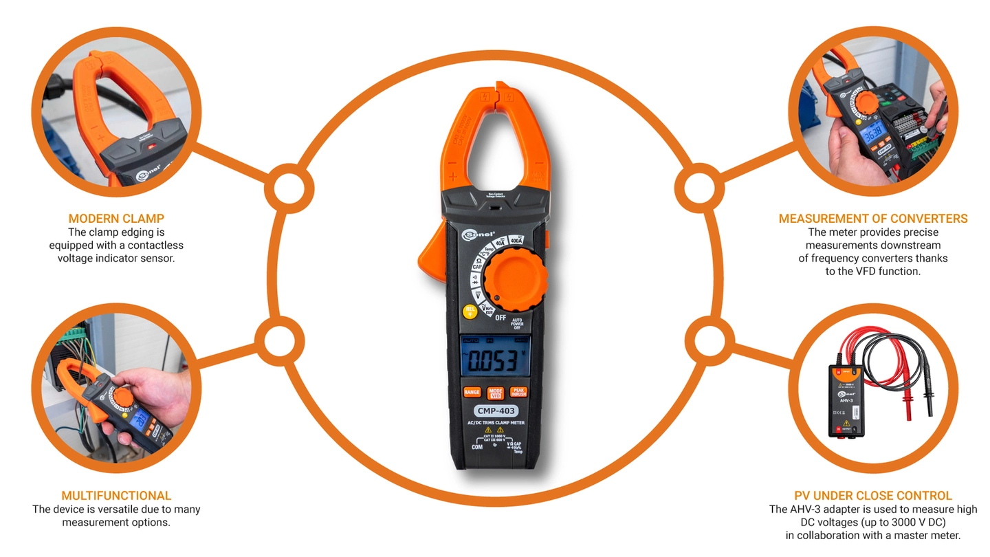Digital clamp meter CMP-403-13-thumbnail