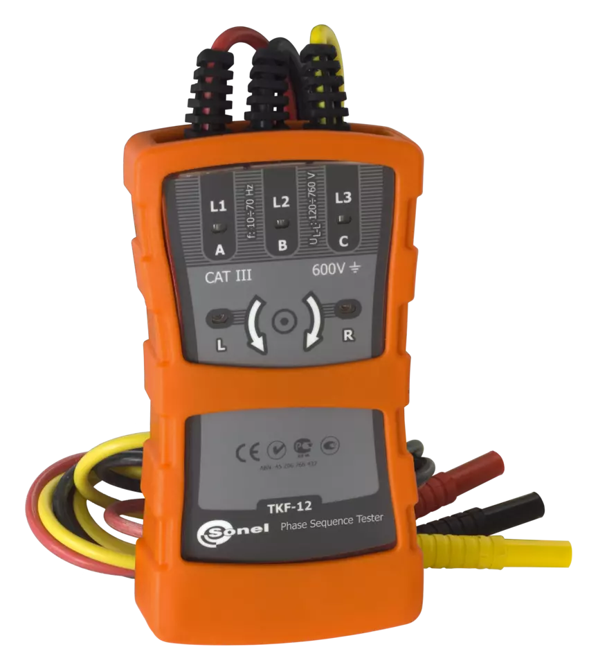 Phase sequence and motor rotation tester TKF-12-thumbnail