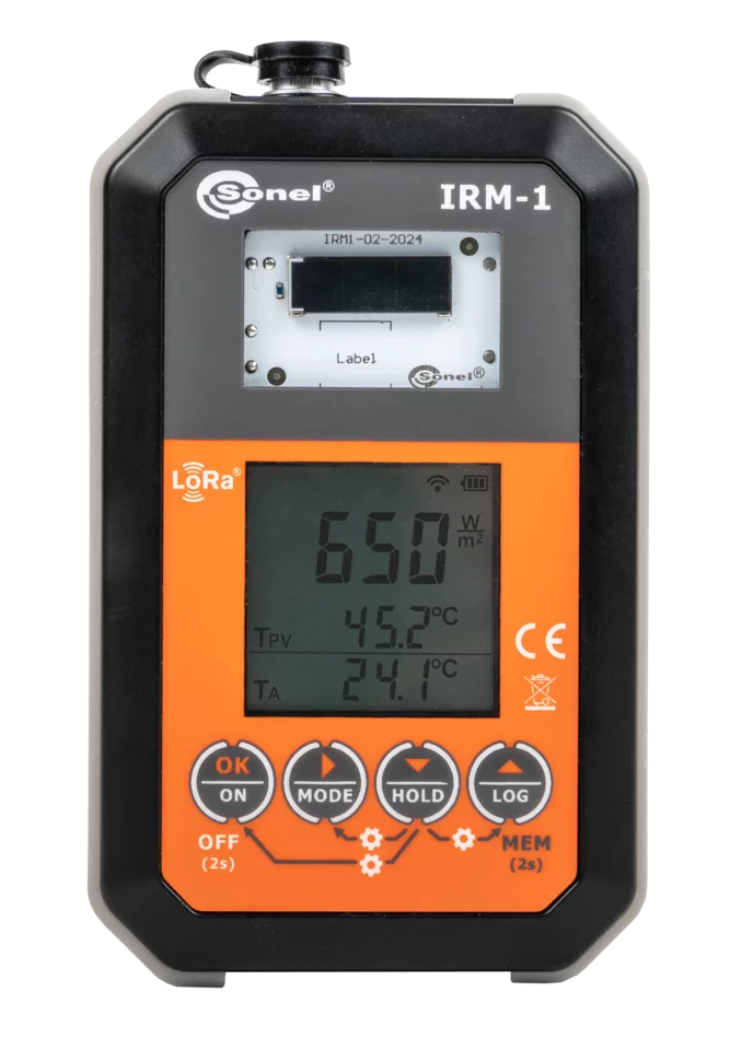 Solar  radiation and  temperature meter IRM-1-2