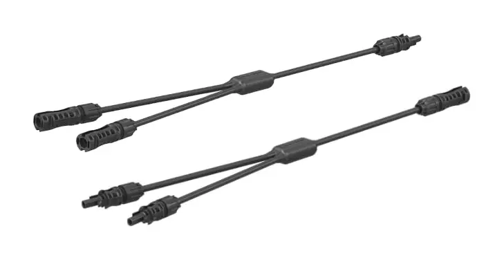 Adaptador divisor MC4 para medir la potencia en instalaciones fotovoltaicas 1500 V  (set de 2 uds.)-thumbnail