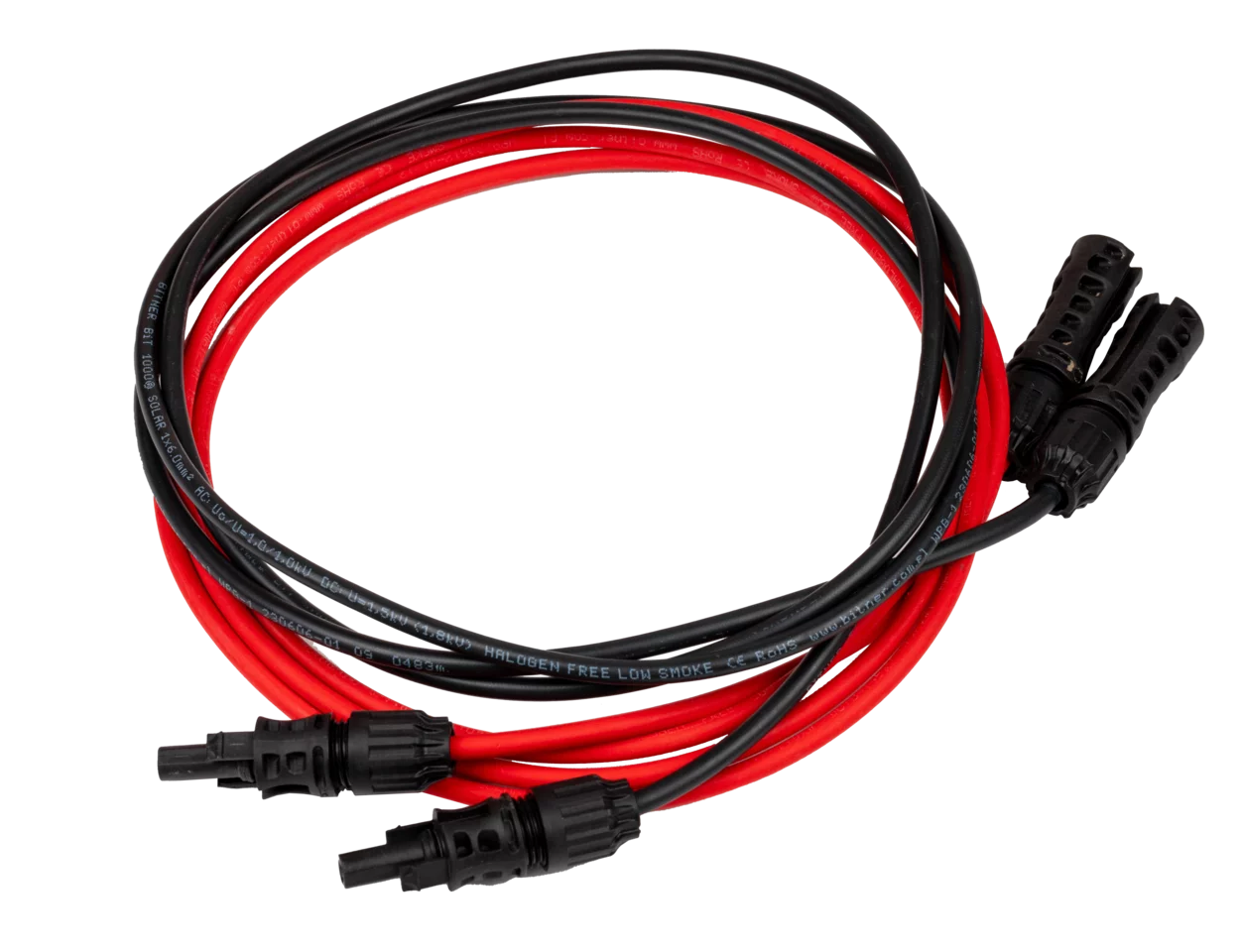 Cables de 2 m con conectores MC4 (juego de 2 unidades)