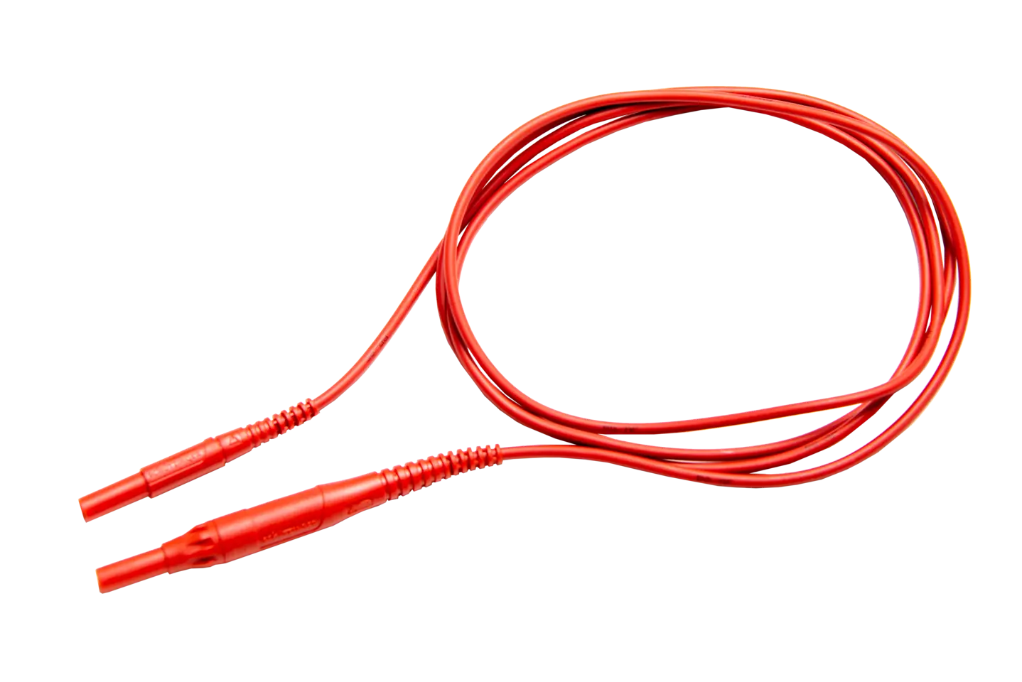 Cable 2,0 m rojo CAT IV 1000 V (conectores tipo banana, fusible de 10 A)-thumbnail