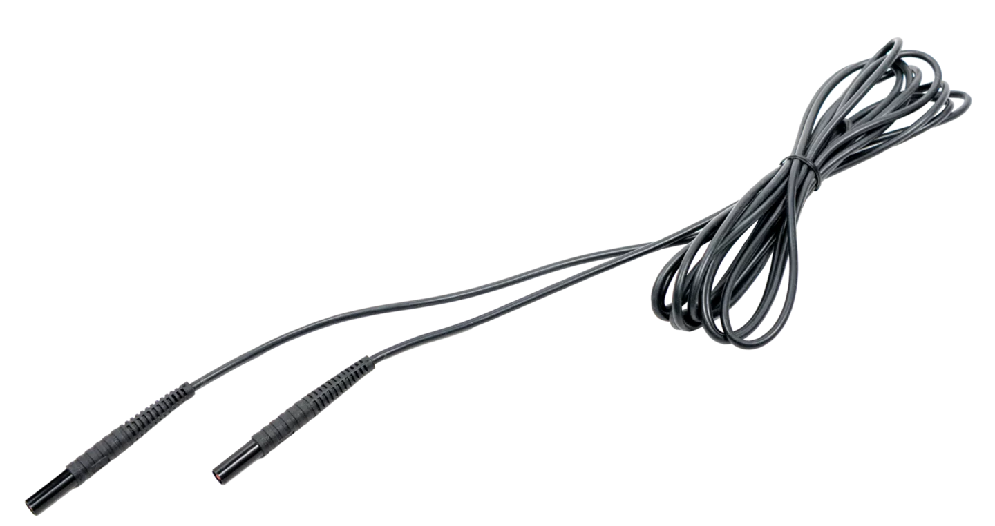 Cable 4,0 m negro 1 kV (conectores tipo banana)