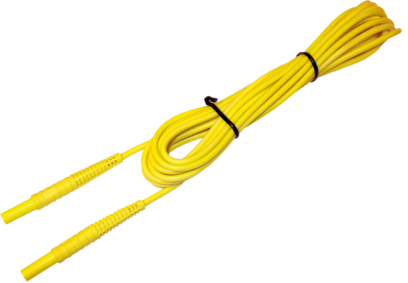 Cable 10 m amarillo 1 kV (conectores tipo banana)