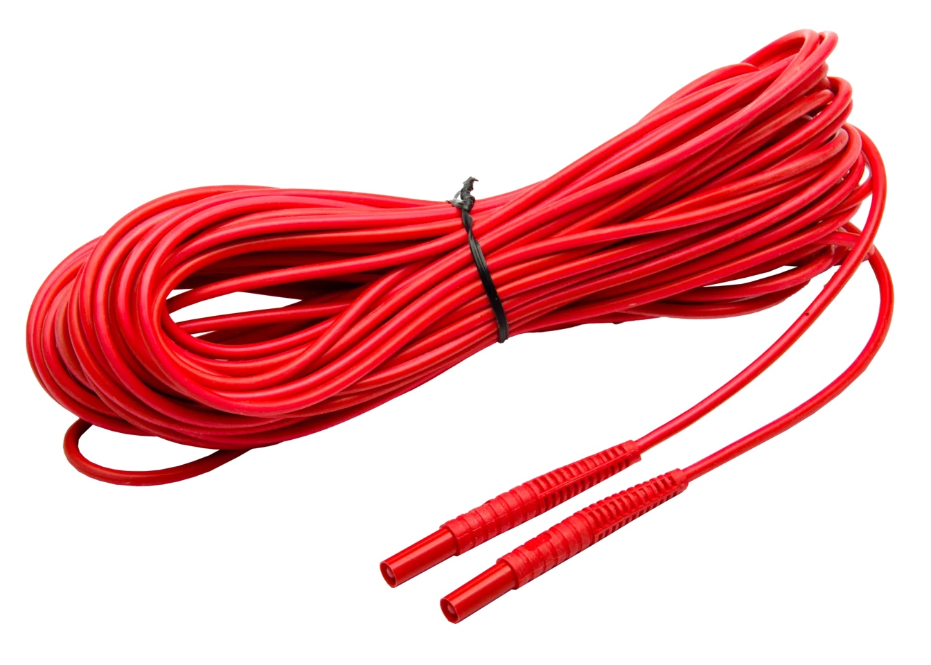 Cable 20 m rojo 1 kV (conectores tipo banana)