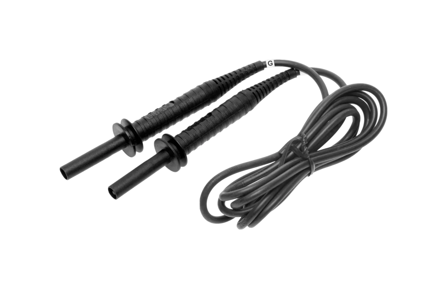 Cable 1,2 m negro 5 kV (conectores tipo banana, "G")-thumbnail