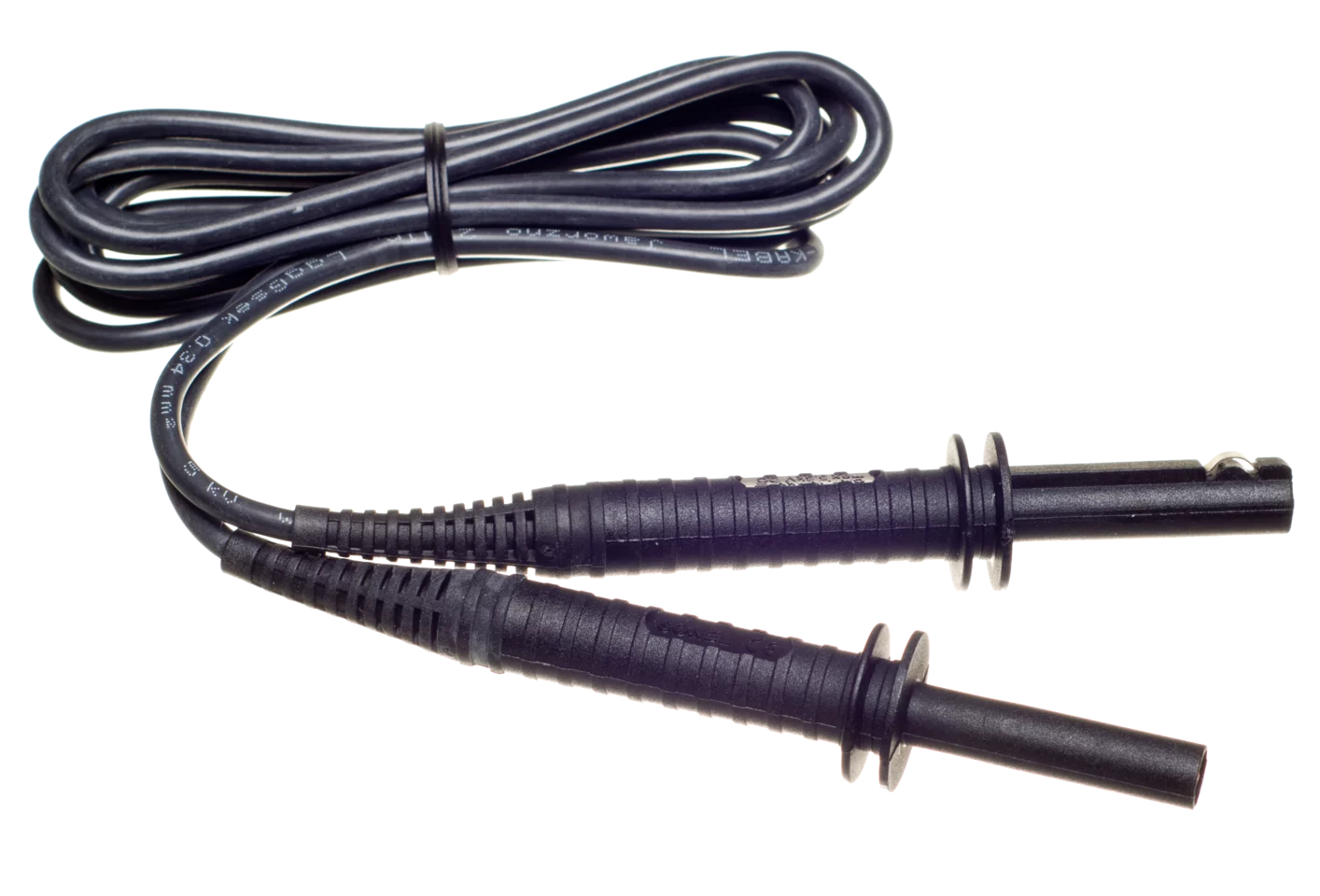 Cable 1,8 m negro 5 kV (conectores tipo banana, blindado) 