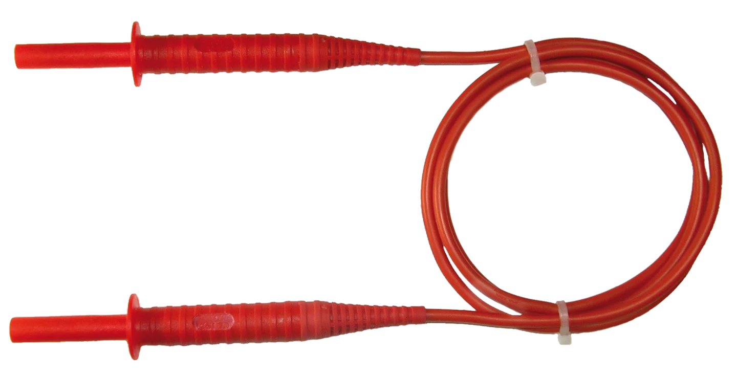 Cable 1,8 m rojo 5 kV (conectores tipo banana) 