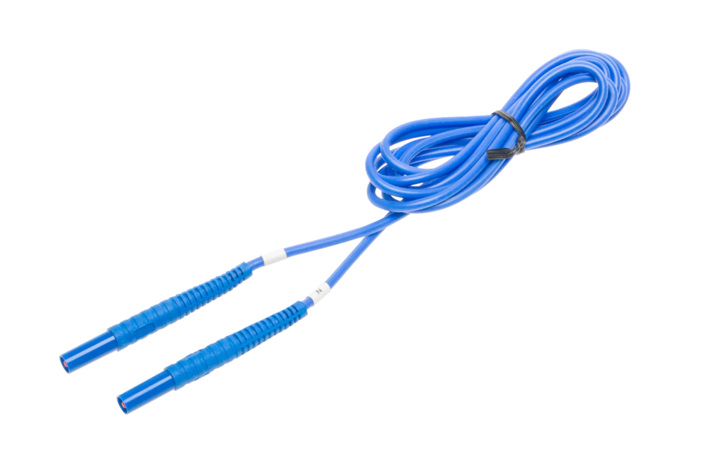 Cable 2,2 m azul 1 kV (conectores tipo banana)