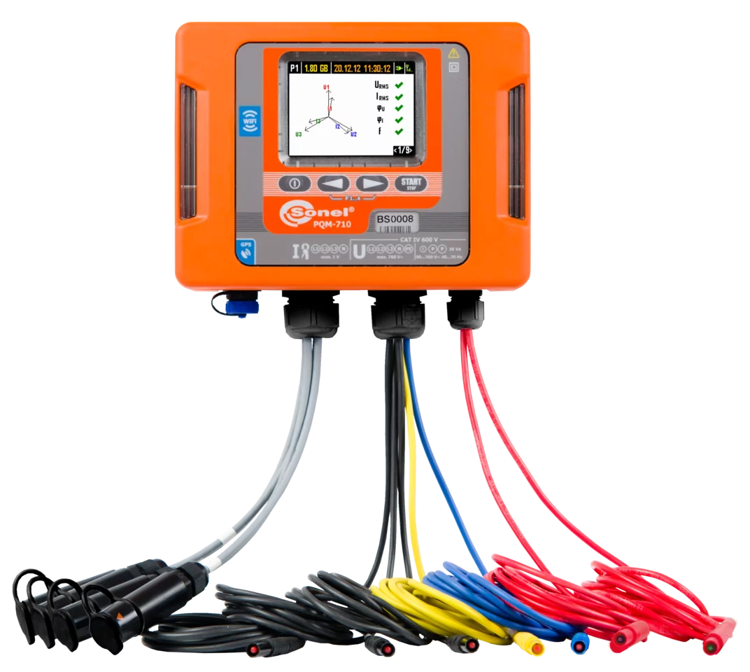 Analizador de calidad de energía PQM-710