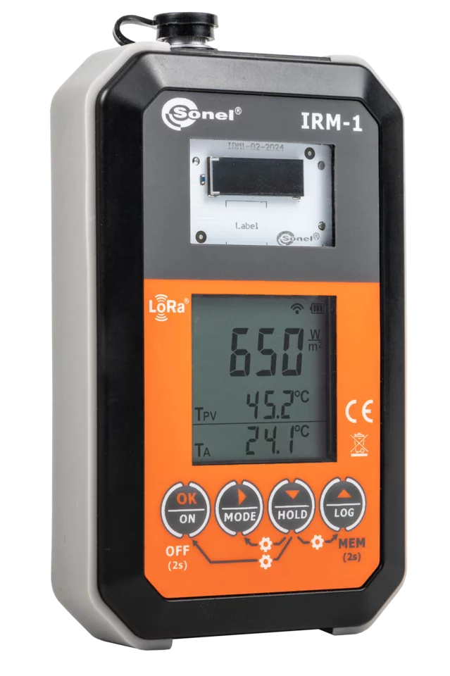 Medidor de radiación solar y temperatura IRM-1