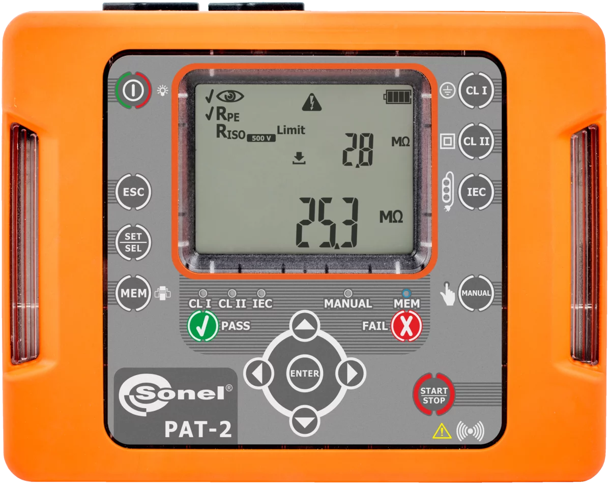 Probador de electrodomésticos portátil PAT-2